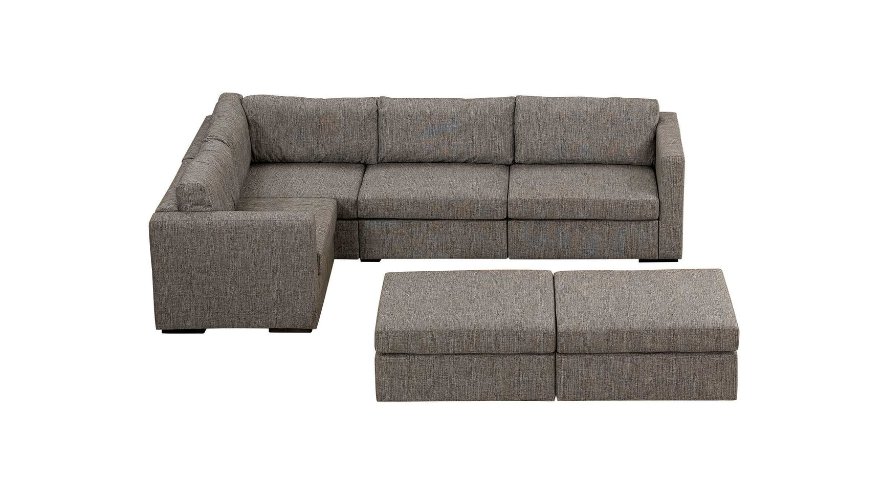 Lego Divan Gray Modular Sectional Create your own Style - Ornate Home