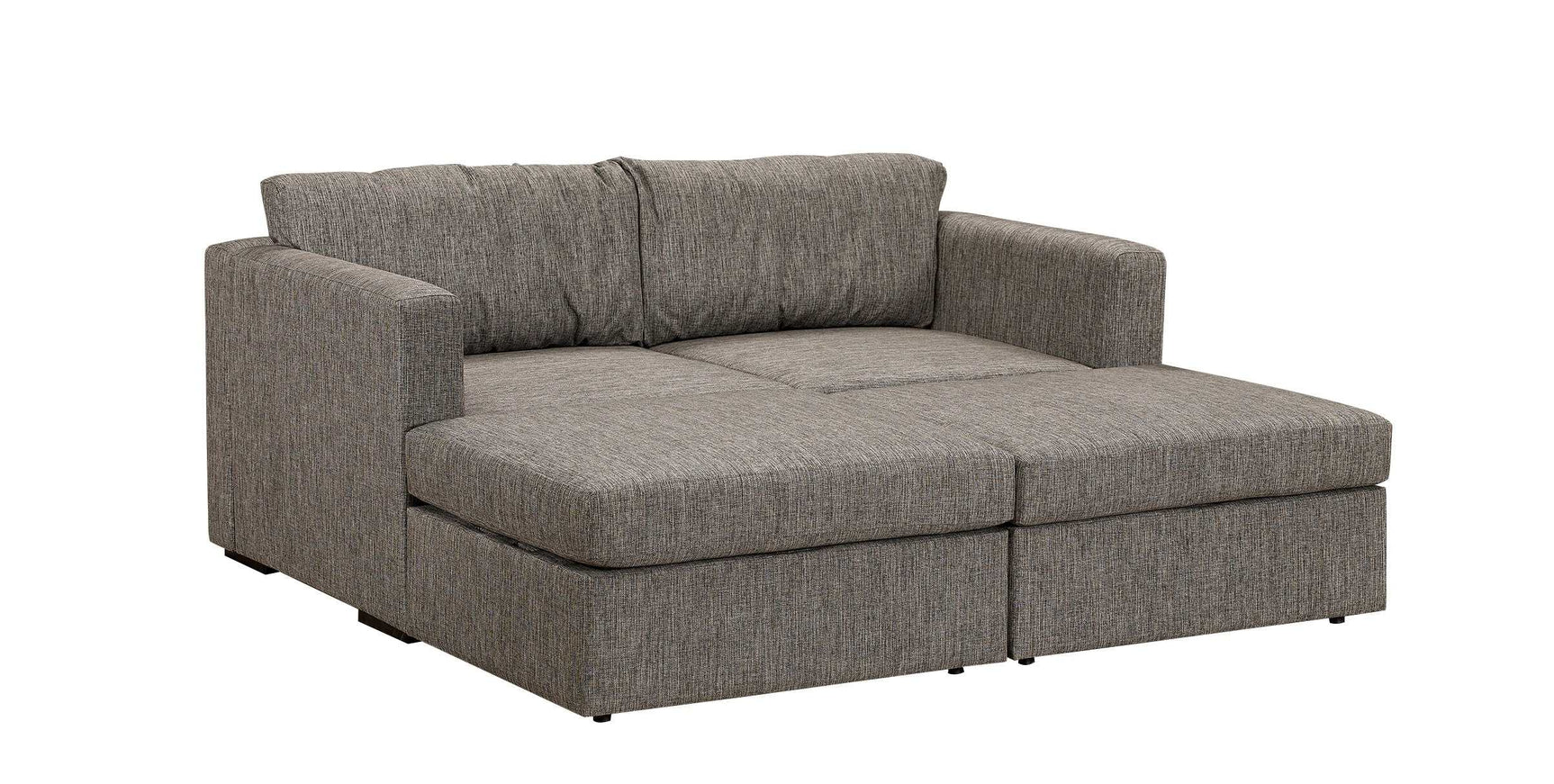 Lego Divan Gray Modular Sectional Pre-Sets - Ornate Home