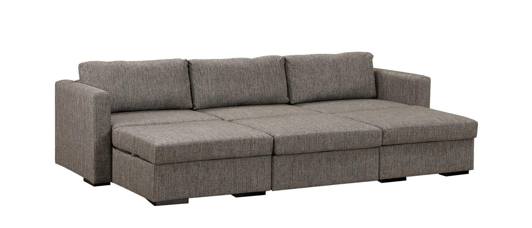 Lego Divan Gray Modular Sectional Pre-Sets - Ornate Home