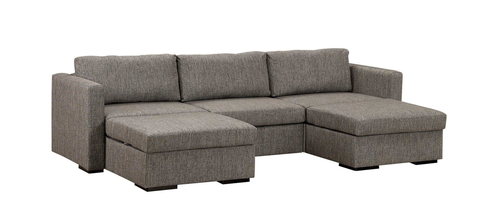 Lego Divan Gray Modular Sectional Pre-Sets - Ornate Home