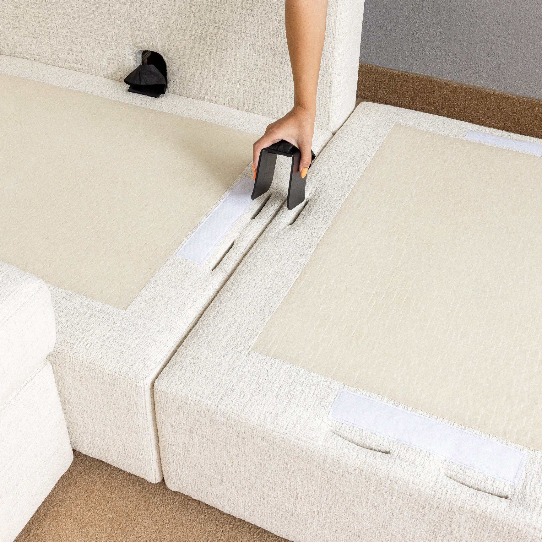 Lego Divan Ivory Modular Sectional Create your own Style - Ornate Home