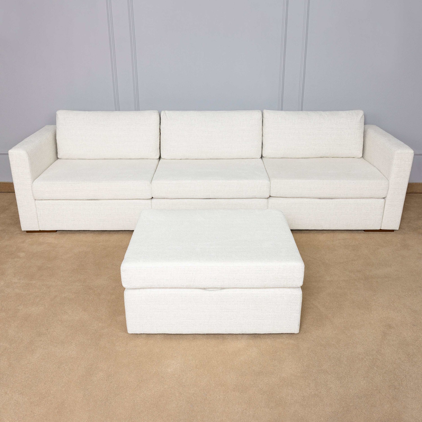 Lego Divan Ivory Modular Sectional Pre-Sets - Ornate Home