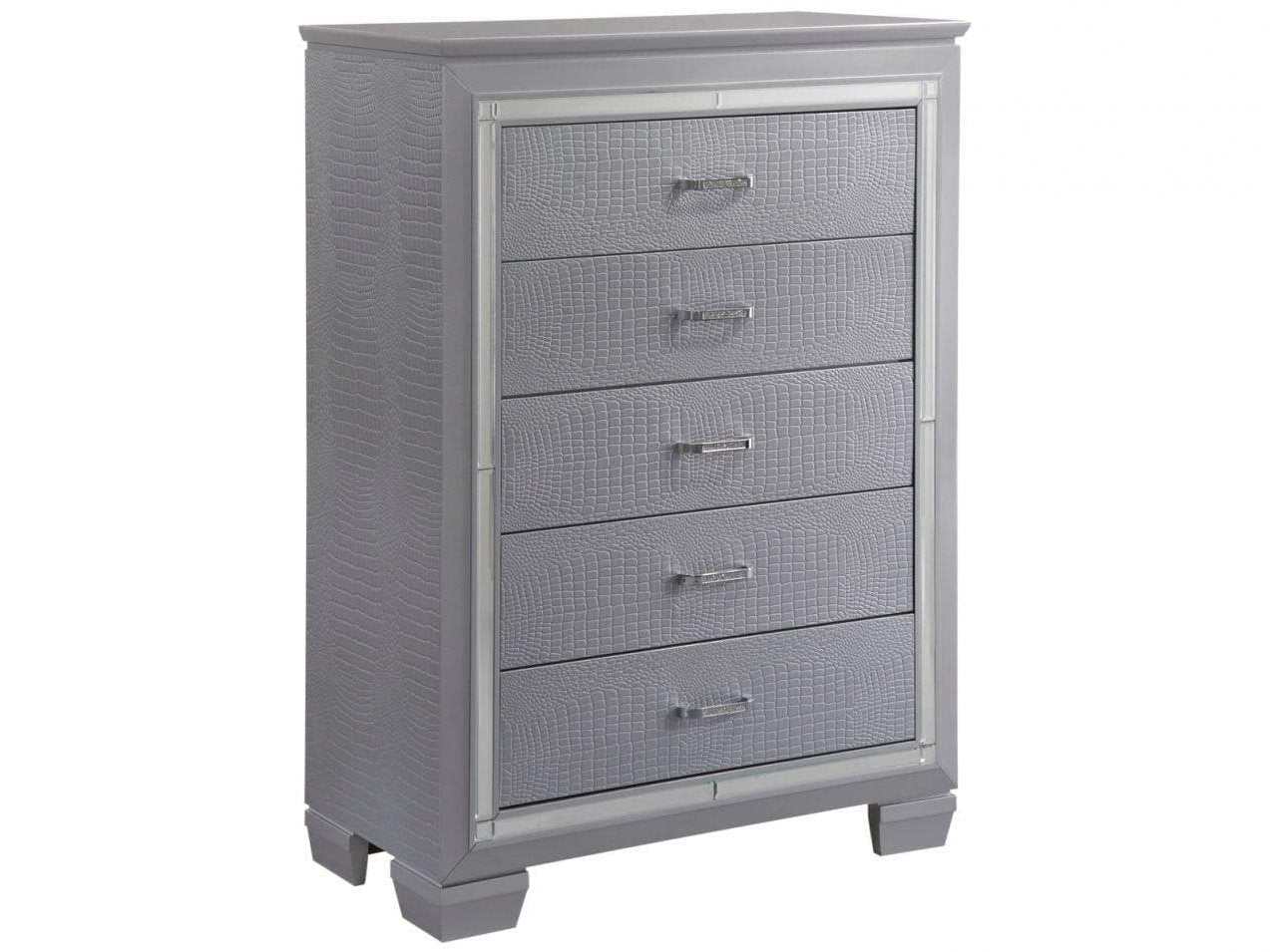 Lillian Silver Chest - Ornate Home