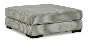 Lindyn Fog Oversized Accent Ottoman - Ornate Home