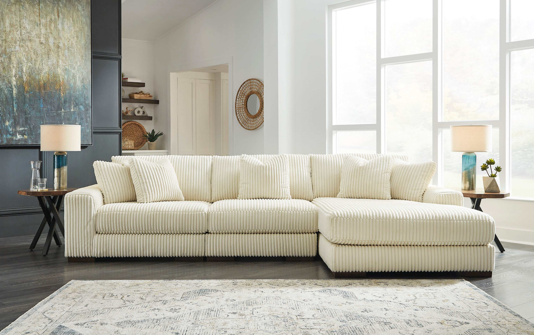 Lindyn Ivory Modular Sectional Units - Ornate Home
