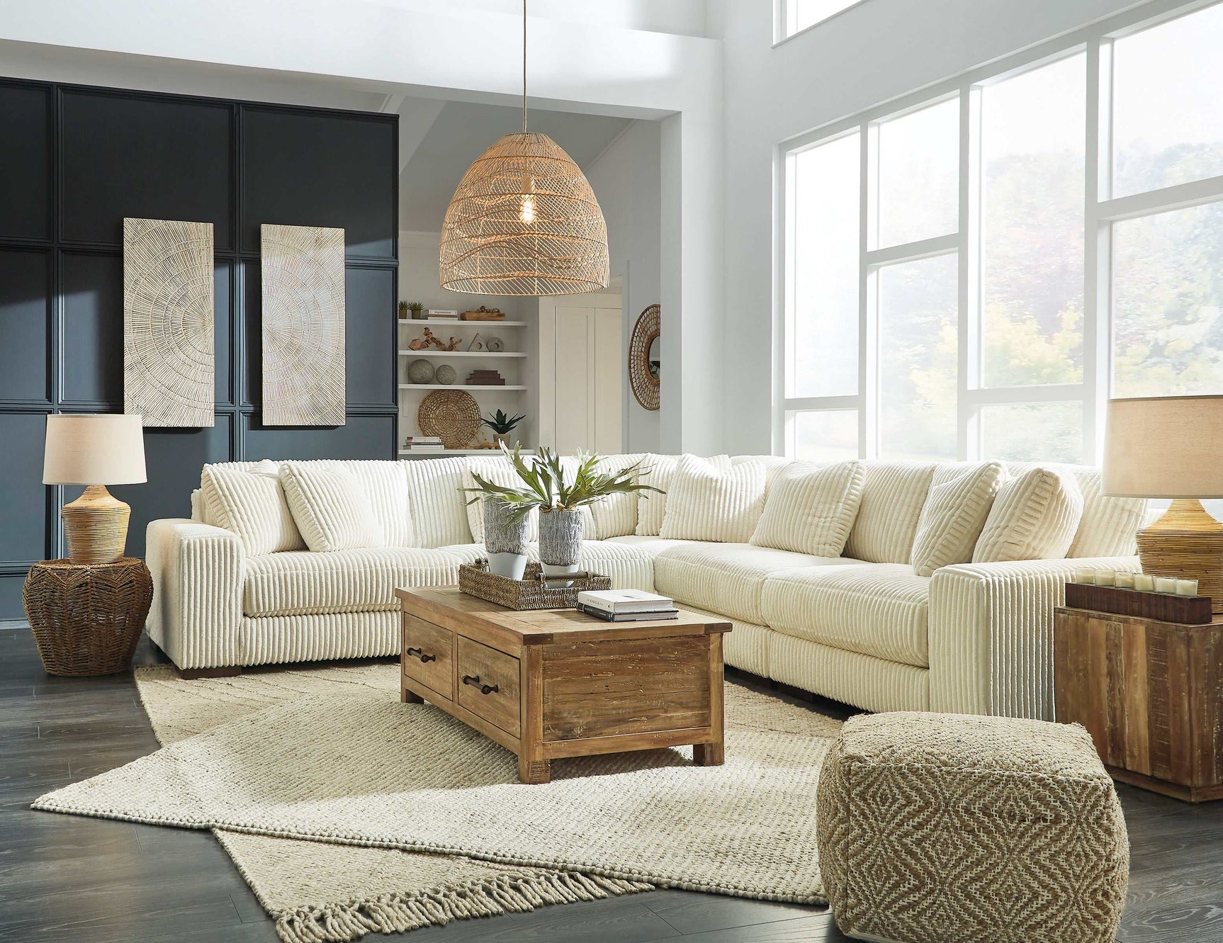 Lindyn Ivory Modular Sectional Units - Ornate Home