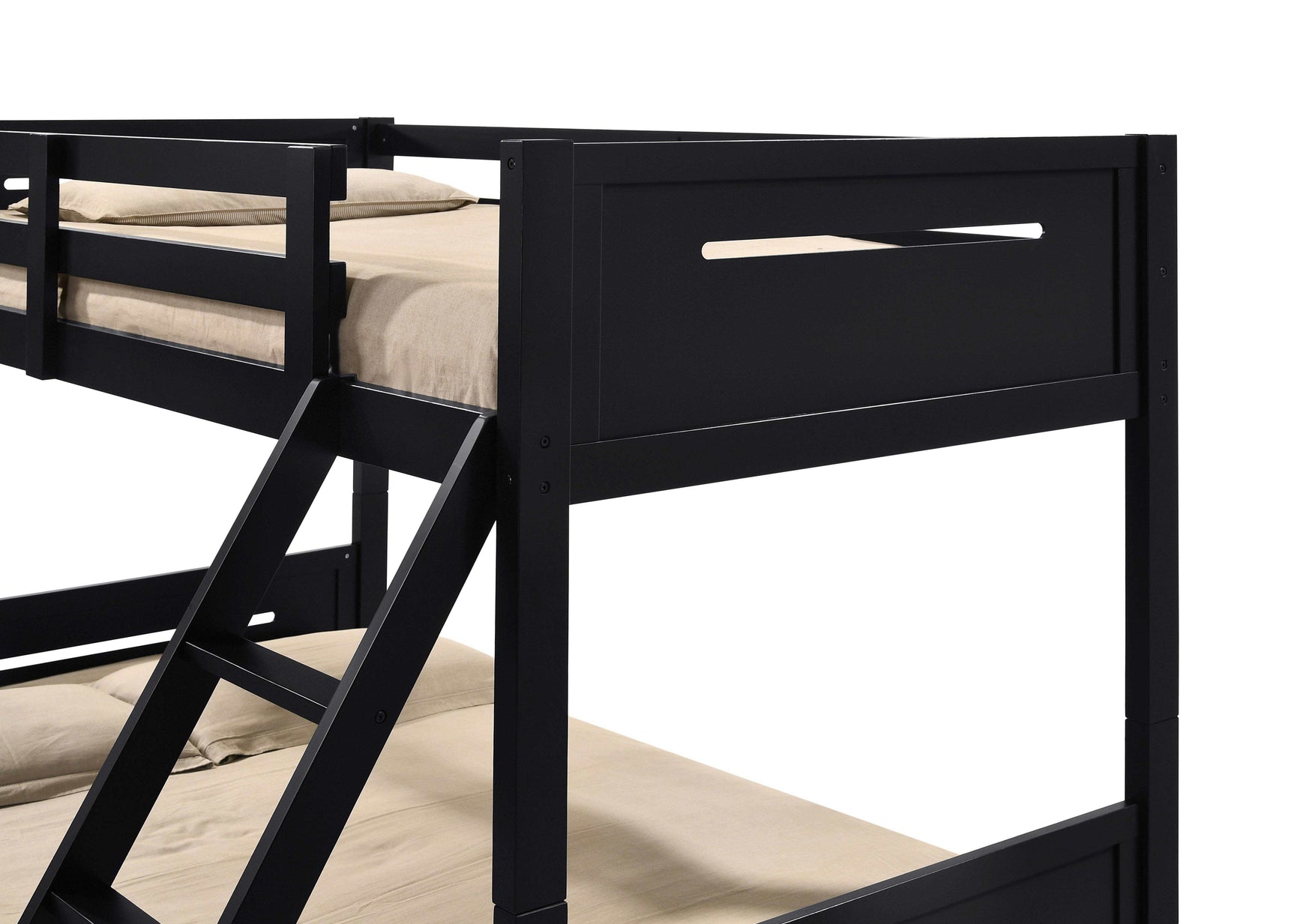 Littleton Black Twin / Full Bunk Bed - Ornate Home