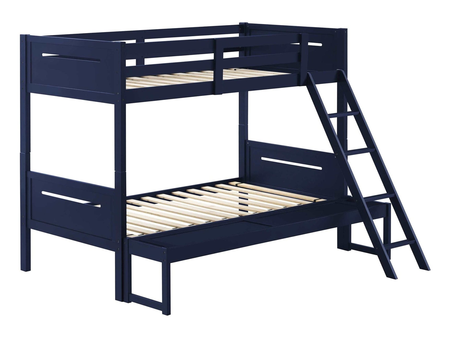 Littleton Blue Twin / Full Bunk Bed - Ornate Home