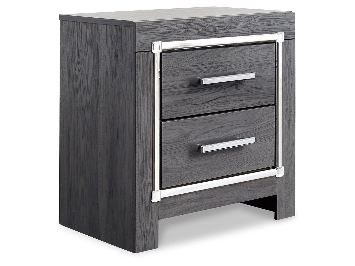 Lodanna Gray Nightstand - Ornate Home