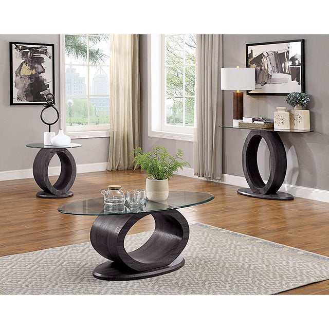 Lodia Gray End Table - Ornate Home