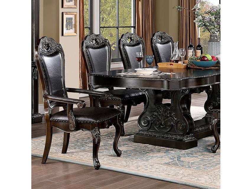 Lombardy Walnut Dining Table - Ornate Home