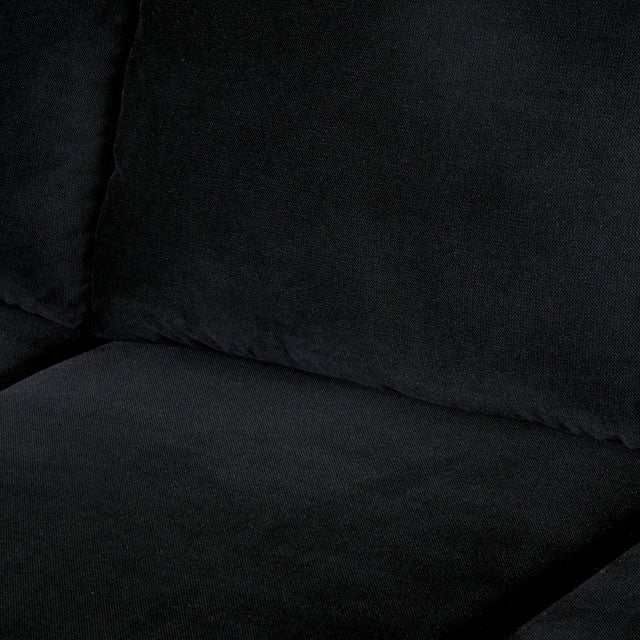 Lomma Black Ottoman - Ornate Home