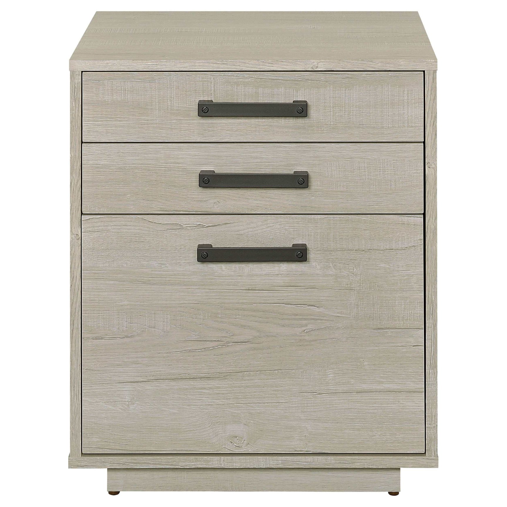 Loomis Whitewashed Grey File Cabinet - Ornate Home