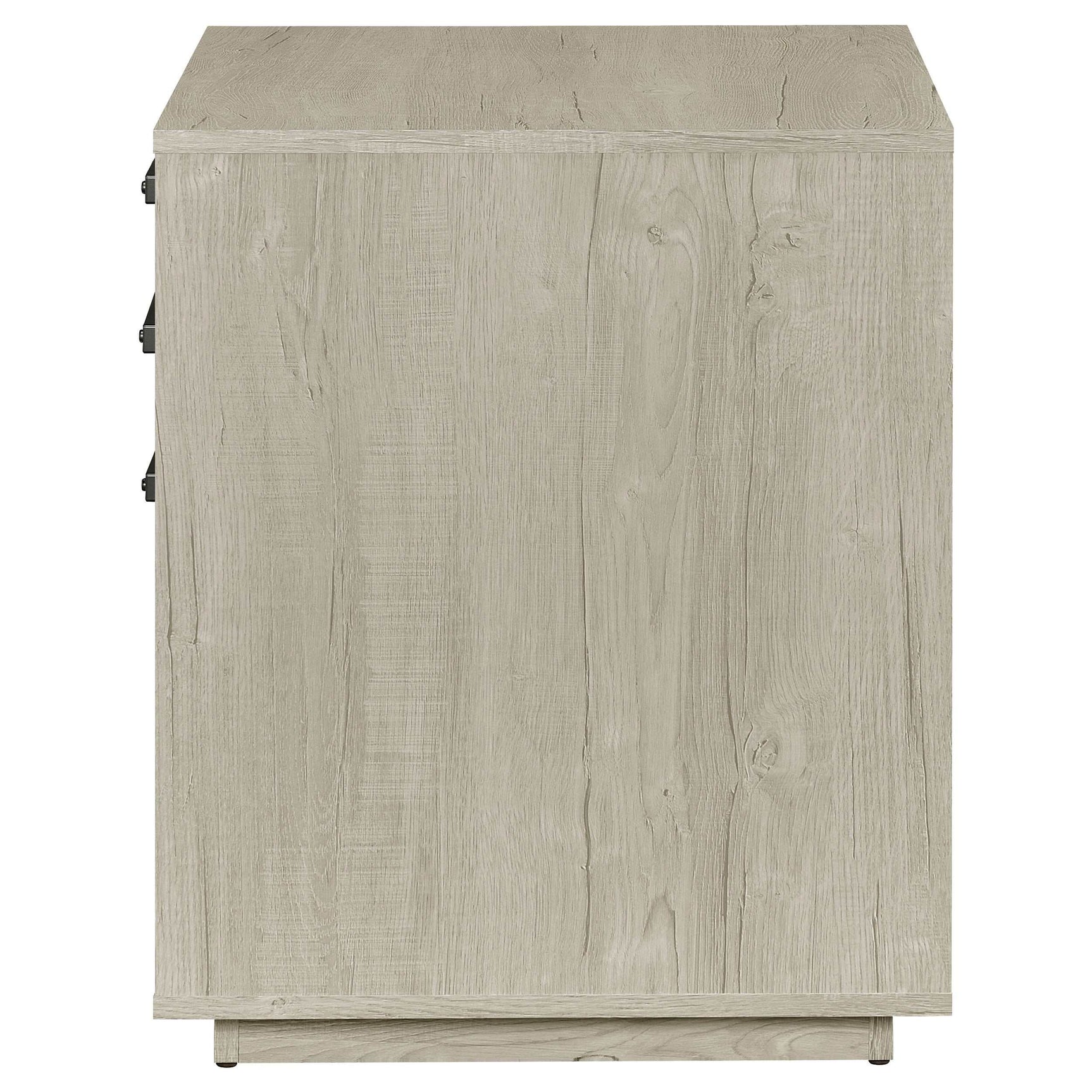 Loomis Whitewashed Grey File Cabinet - Ornate Home