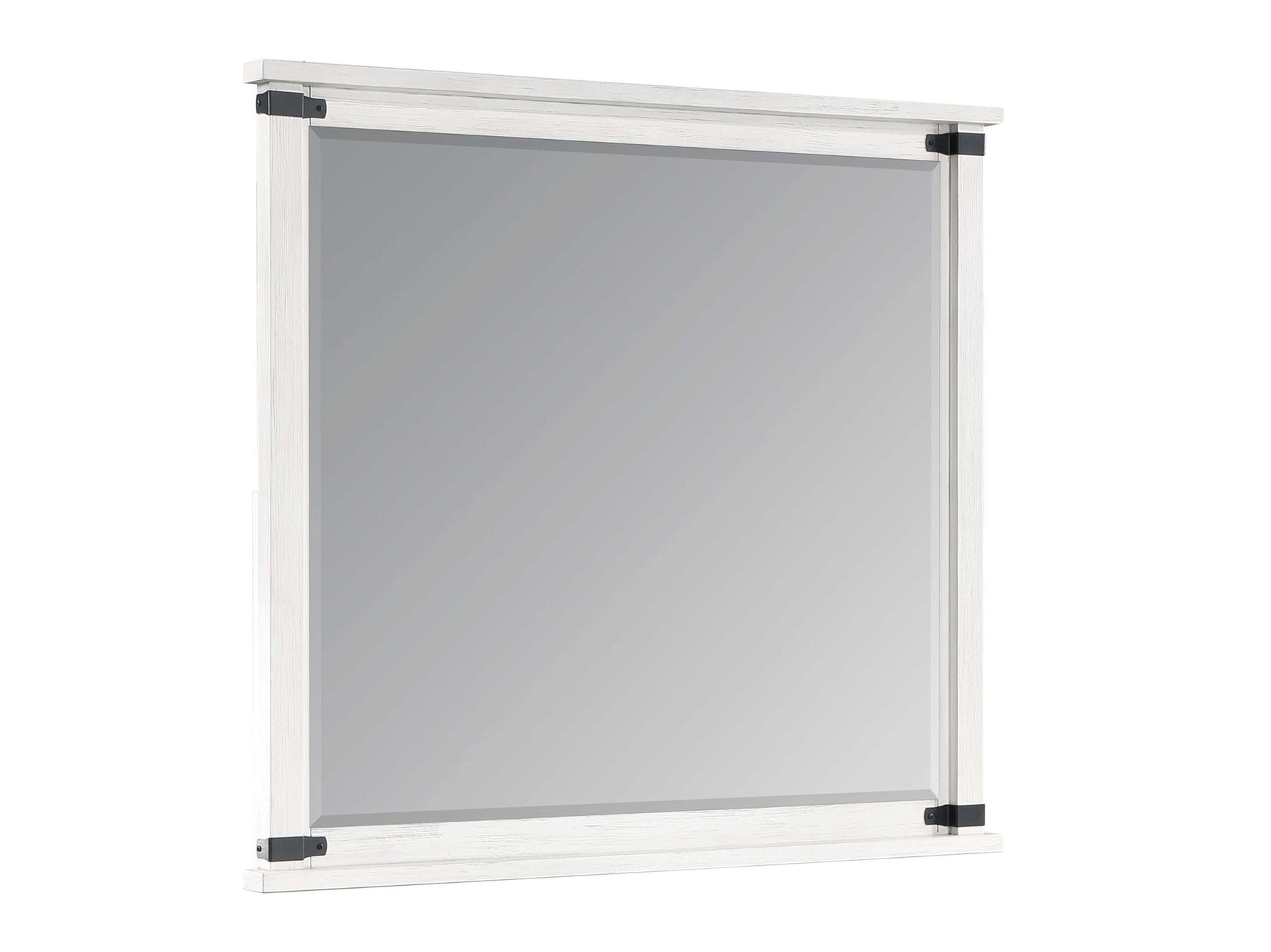 Loretta Antique White Bedroom Mirror - Ornate Home