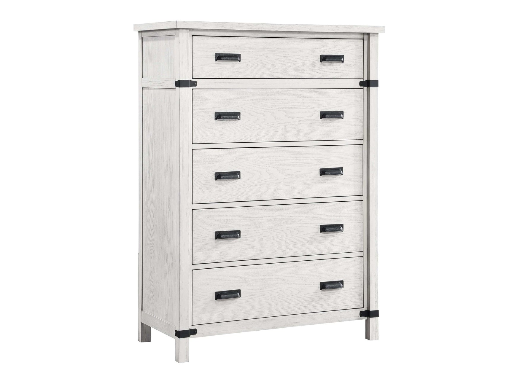 Loretta Antique White Chest - Ornate Home