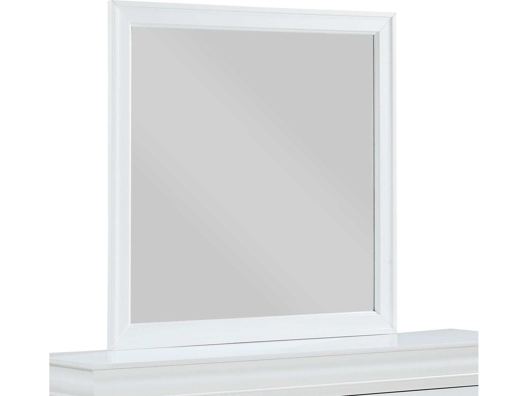 Louis Philip White Mirror - Ornate Home