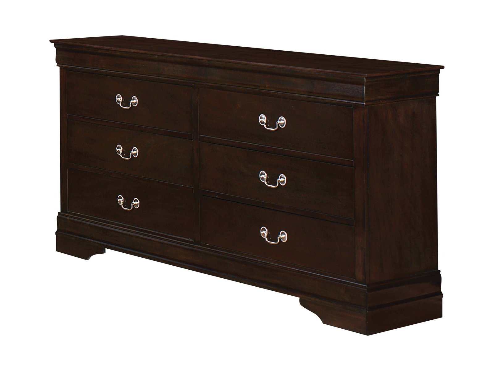 Louis Philippe Cappuccino Dresser - Ornate Home