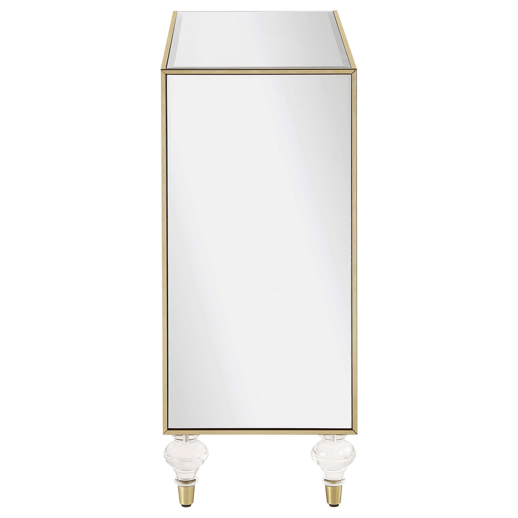 Lupin Mirror / Champagne Accent Cabinet - Ornate Home