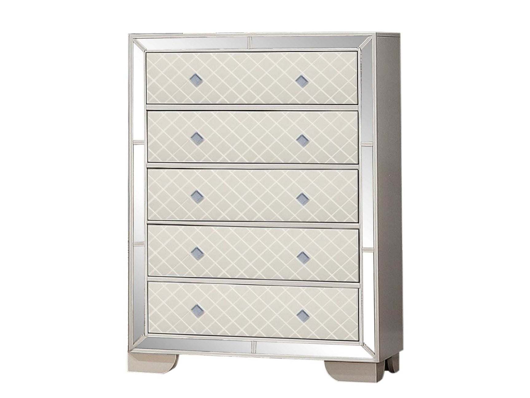 Madison Beige Upholstered Chest - Ornate Home