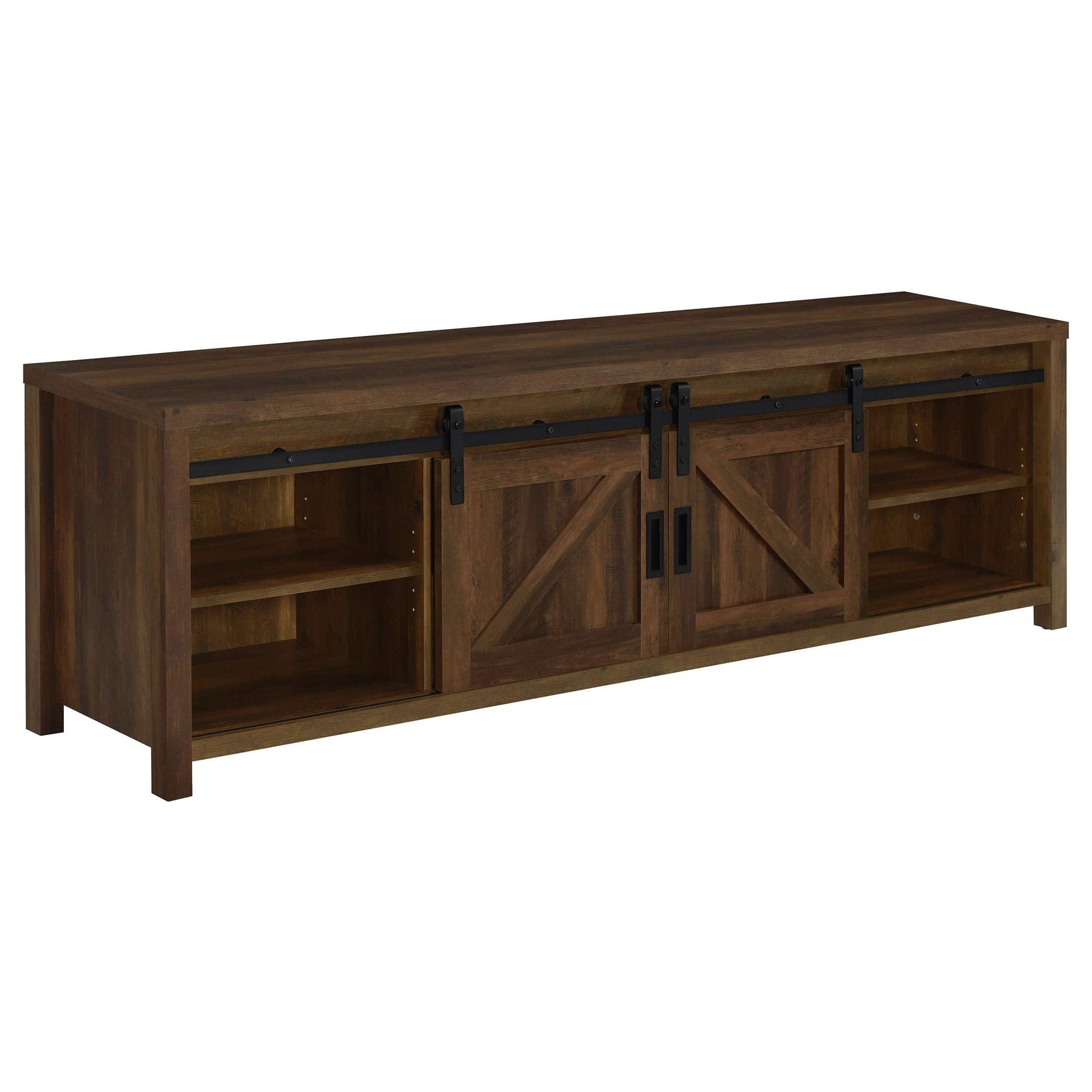Madra Dark Pine 79" Tv Stand - Ornate Home