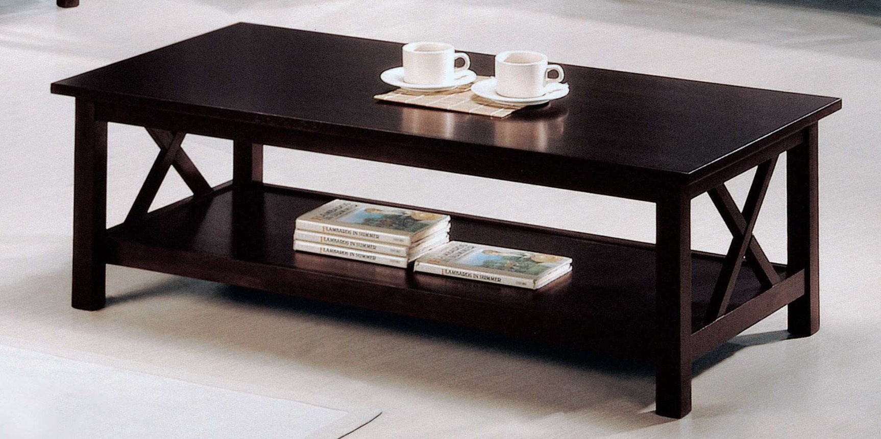 Maisy Deep Merlot 3pc Coffee Table Set - Ornate Home