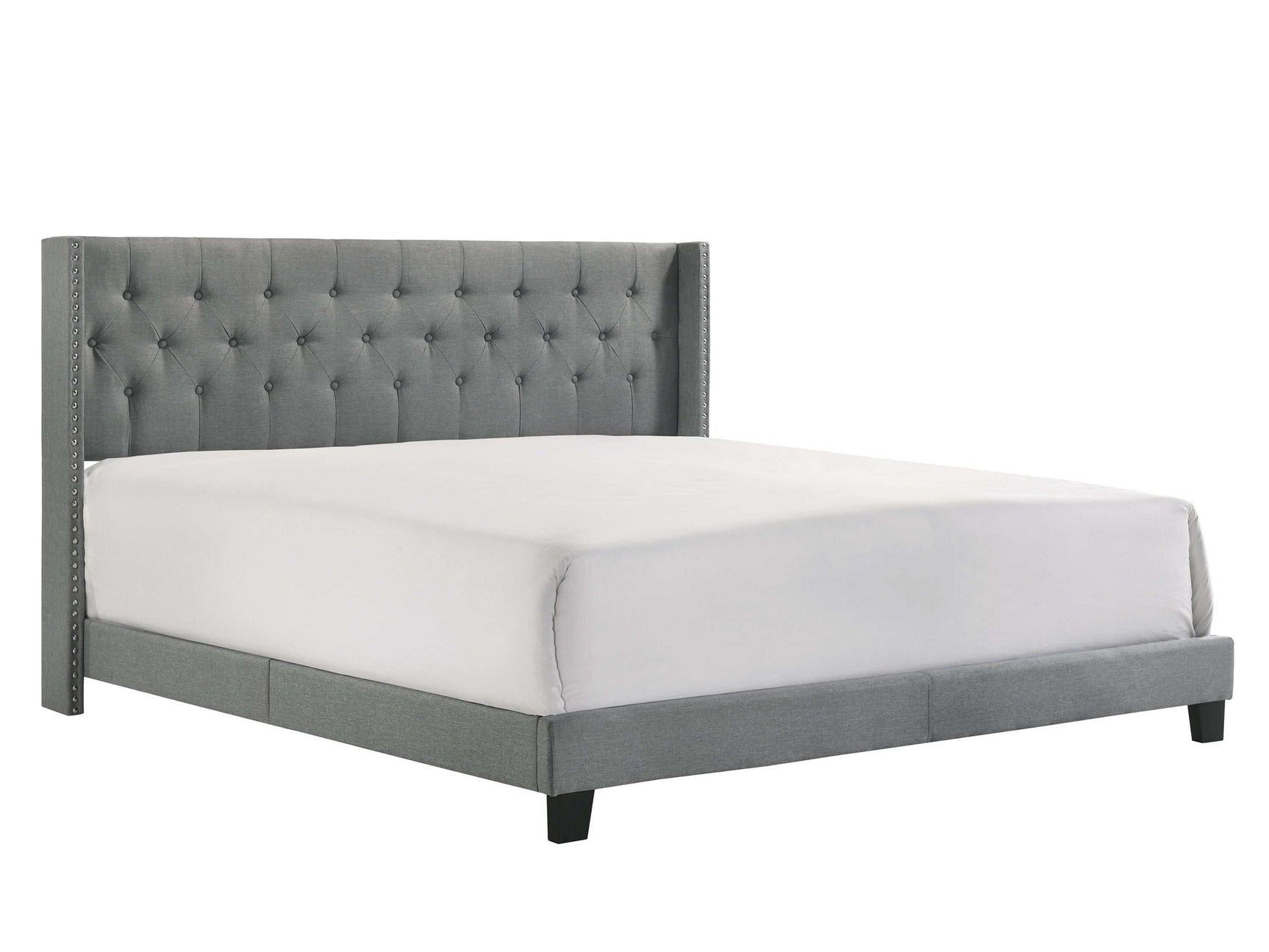 Makayla Gray King Bed - Ornate Home