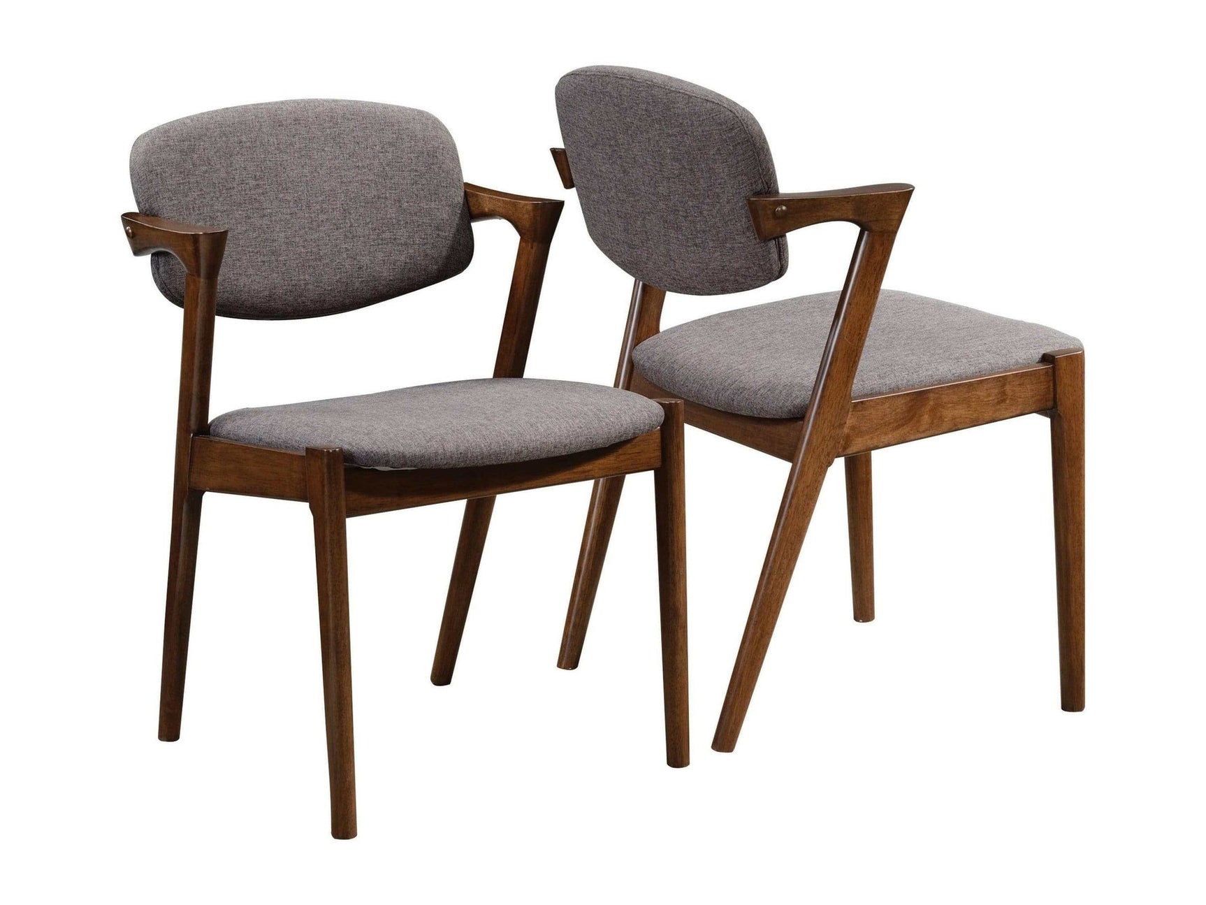 Malone Dark Walnut Dining Chair (Set of 2) - Ornate Home