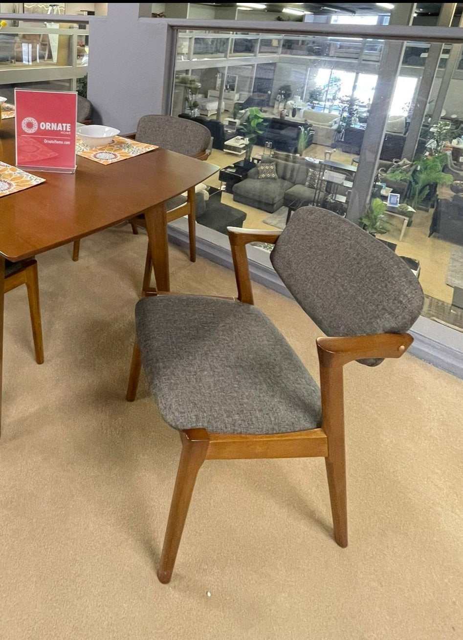 Malone Dark Walnut Dining Chair (Set of 2) - Ornate Home