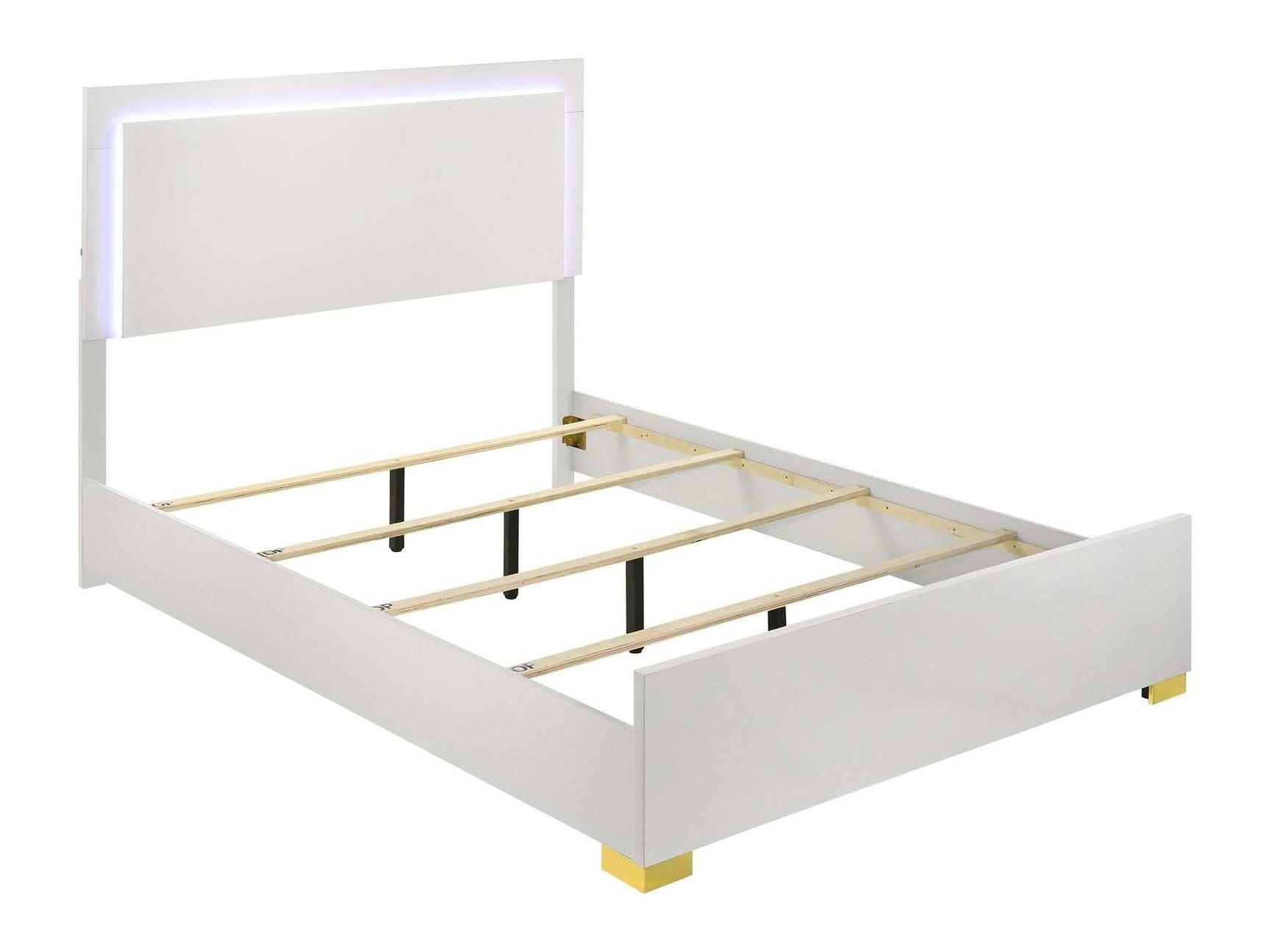 Marceline White Full Bed - Ornate Home