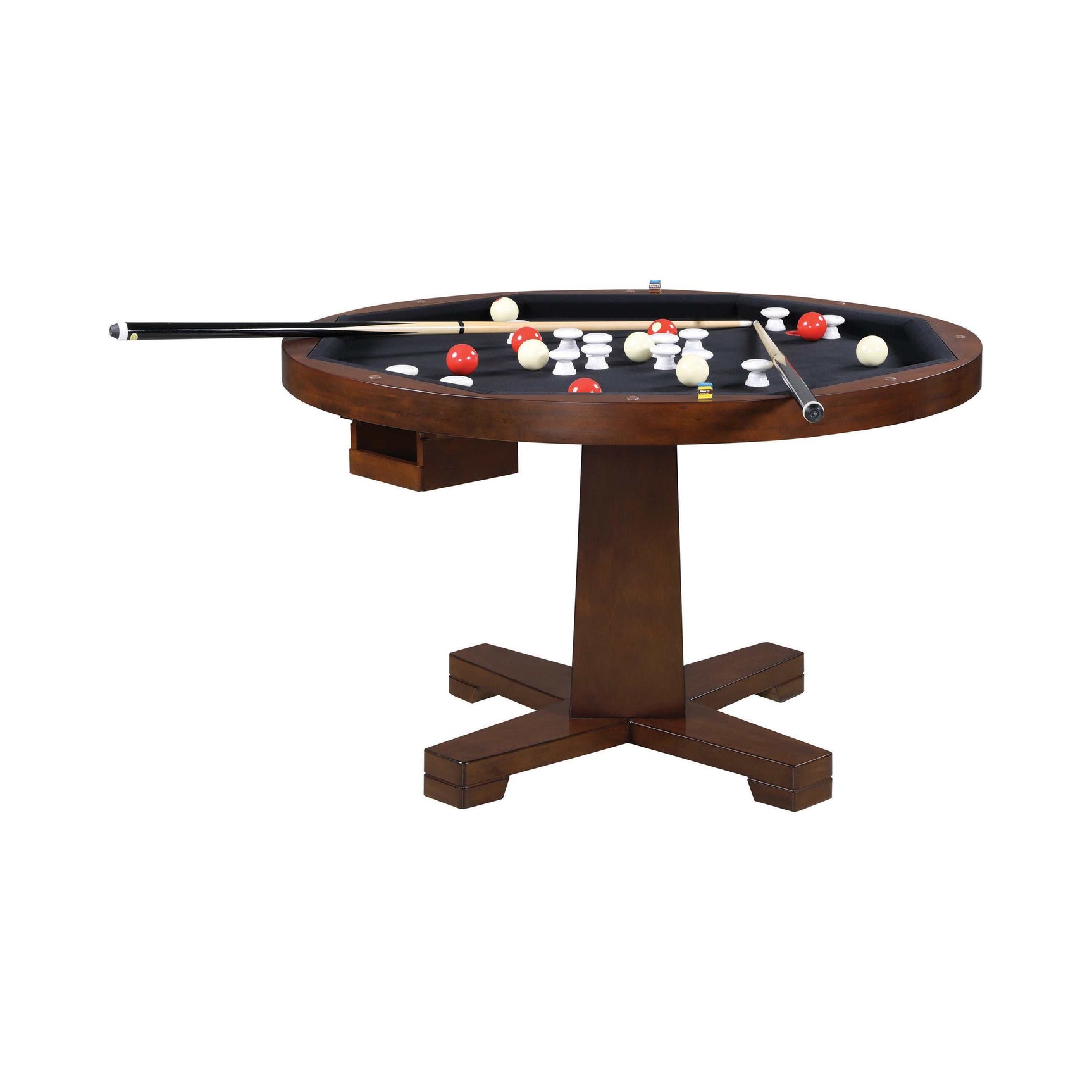 Marietta Tobacco Round Game Table - Ornate Home