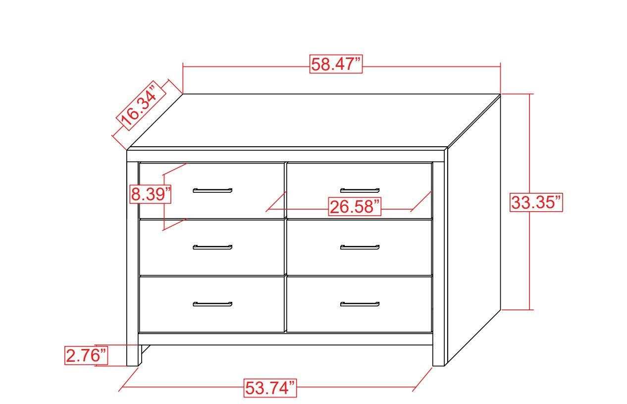 Marion Coastal White Dresser - Ornate Home