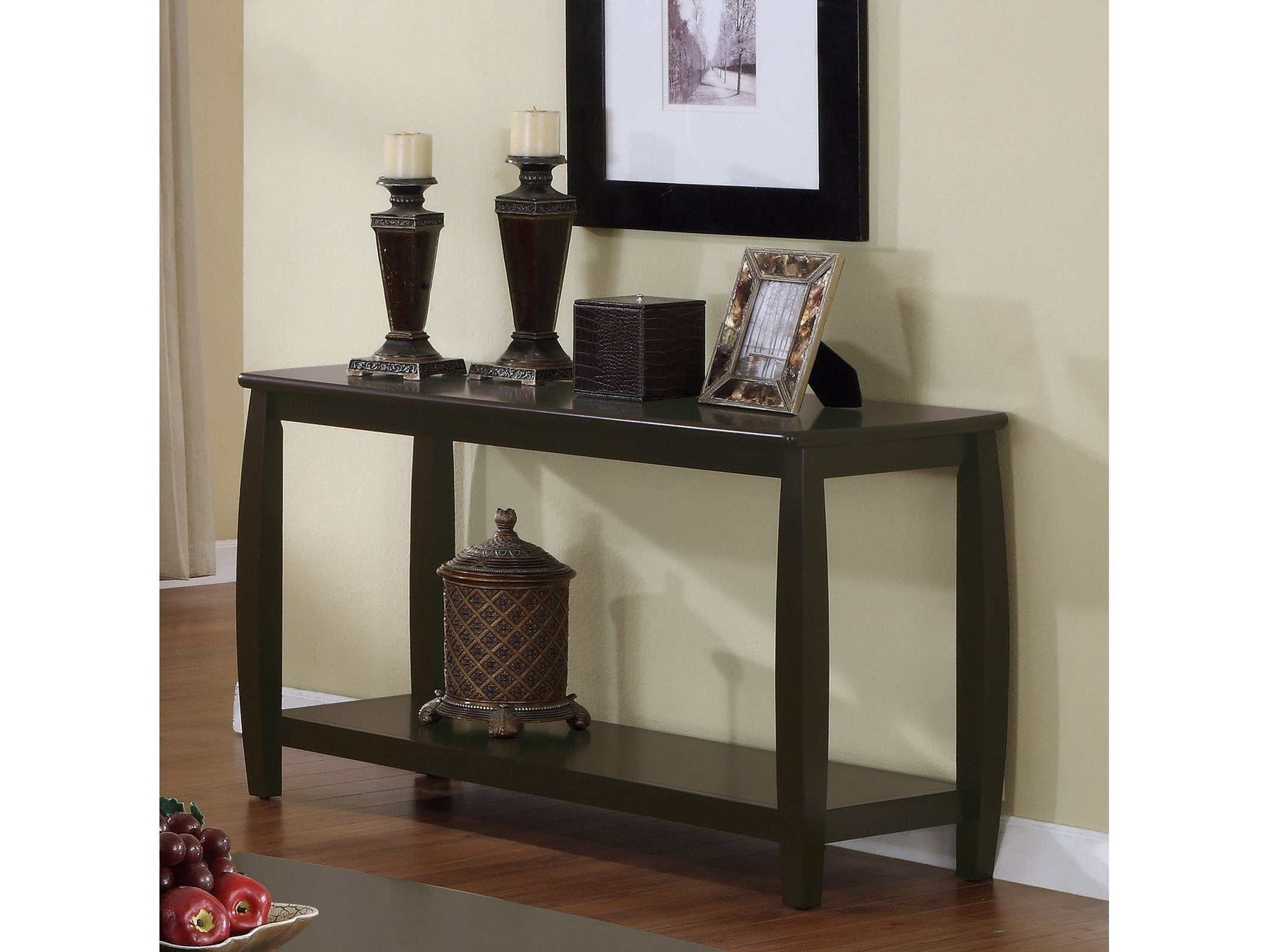 Marwan Espresso Sofa Table - Ornate Home