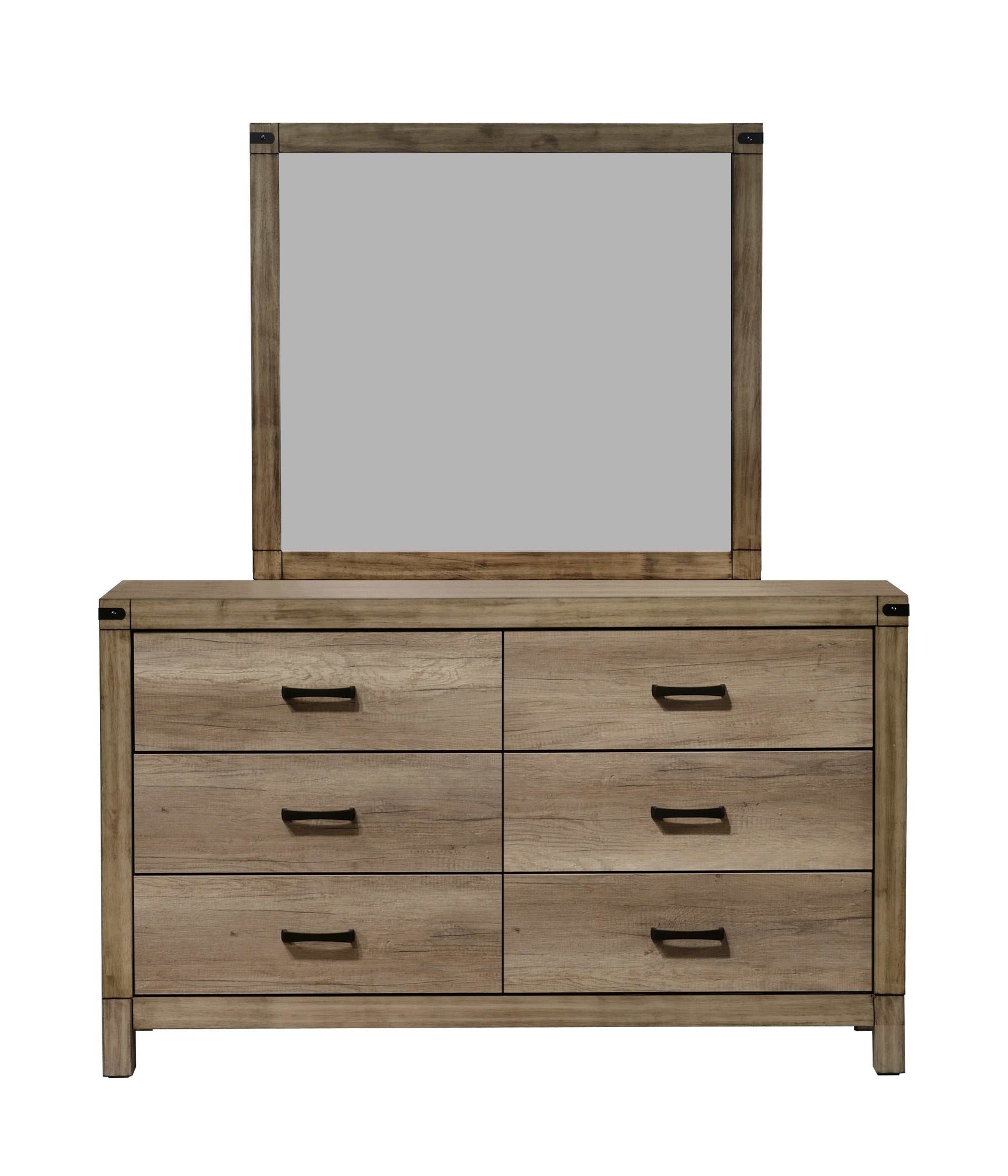 Matteo Light Brown Panel Bedroom Set - Ornate Home