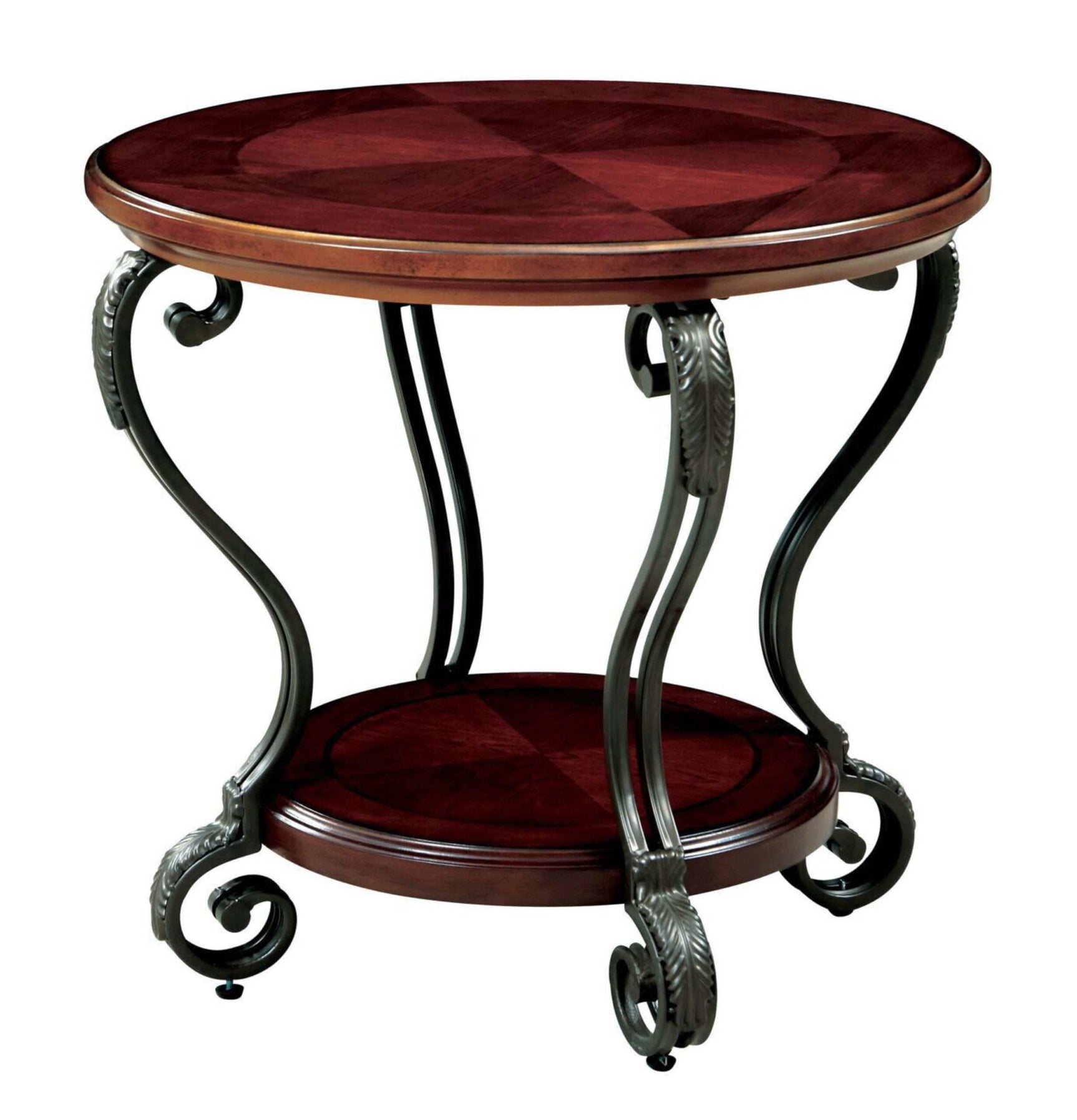 May Brown Cherry End Table - Ornate Home
