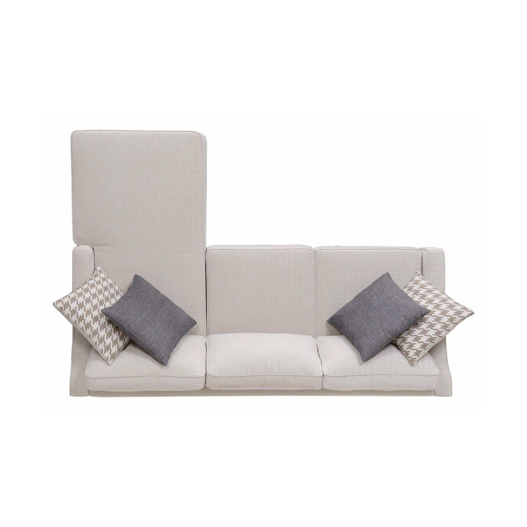 McLoughlin Cream L Shape Sectional Sofa - Ornate Home