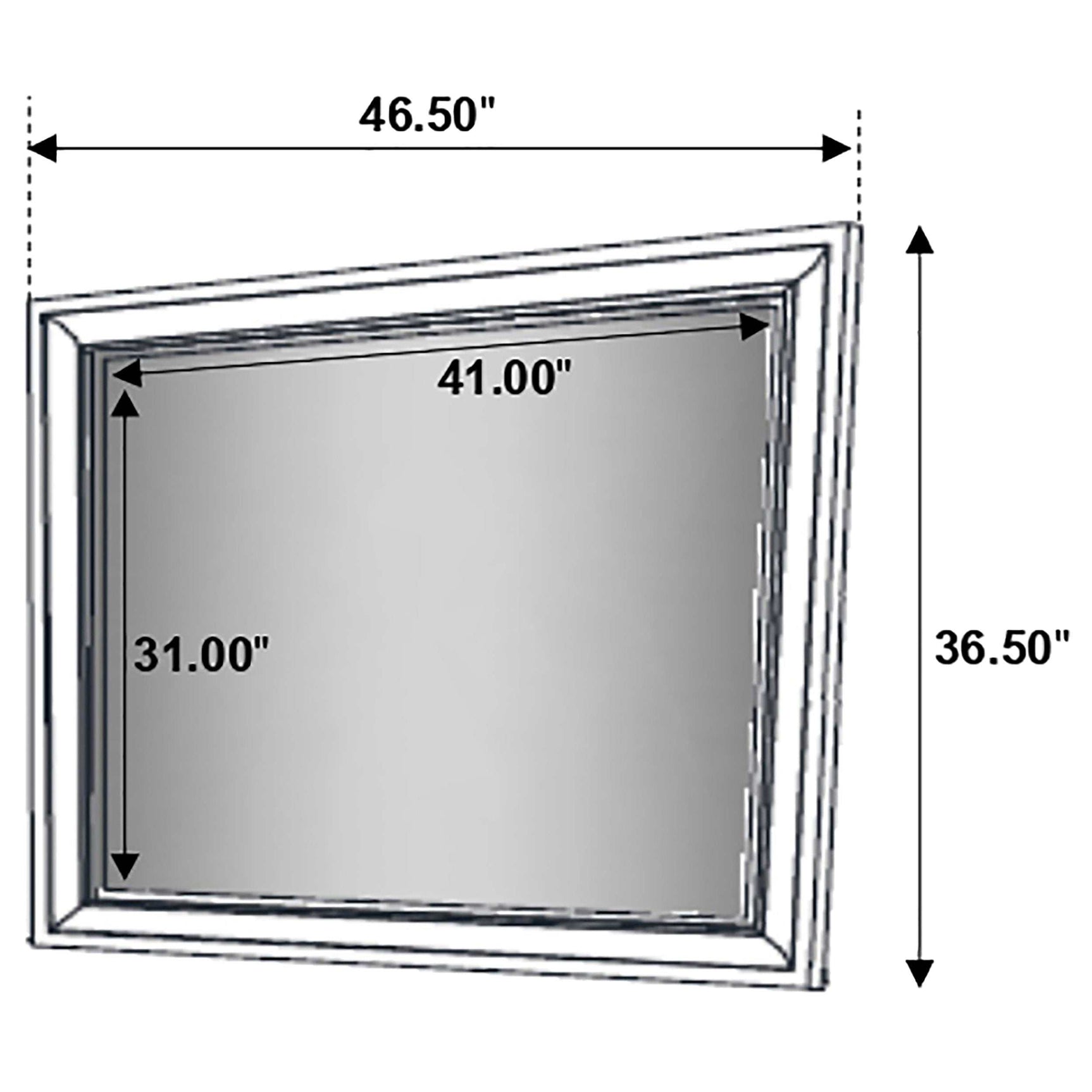 Miranda White Twin Bed 5 Pc Set - Ornate Home