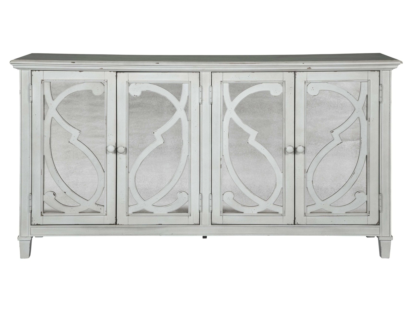Mirimyn Off White Accent Cabinet w/ 4 Door - Ornate Home