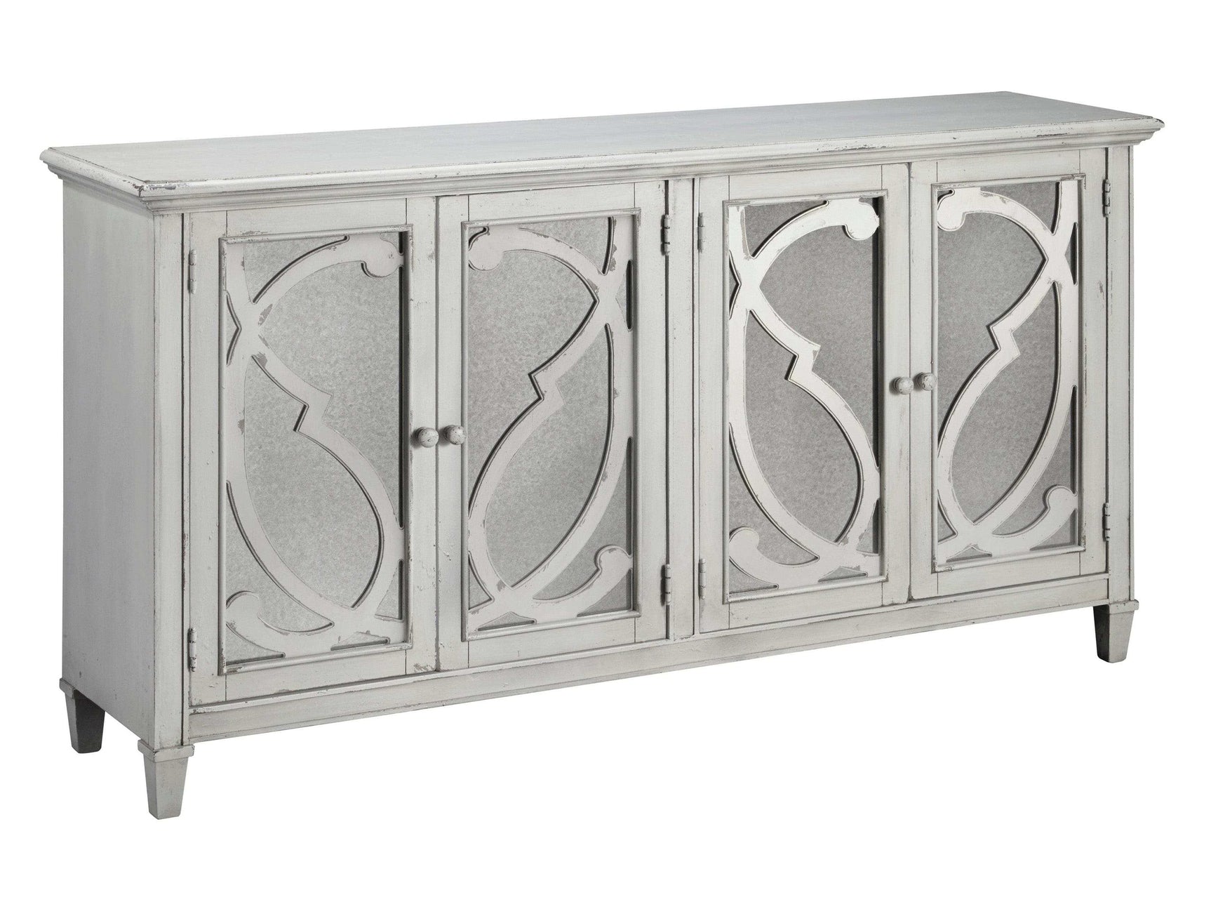 Mirimyn Off White Accent Cabinet w/ 4 Door - Ornate Home