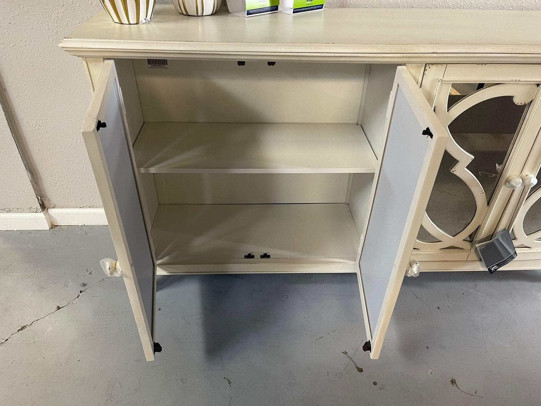 Mirimyn Off White Accent Cabinet w/ 4 Door - Ornate Home