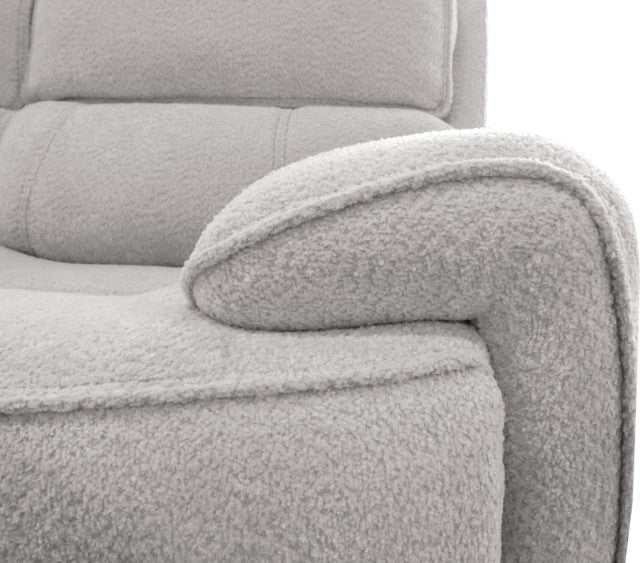 Morcote Light Gray Power Reclining Sofa - Ornate Home