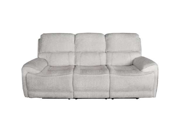 Morcote Light Gray Power Reclining Sofa - Ornate Home