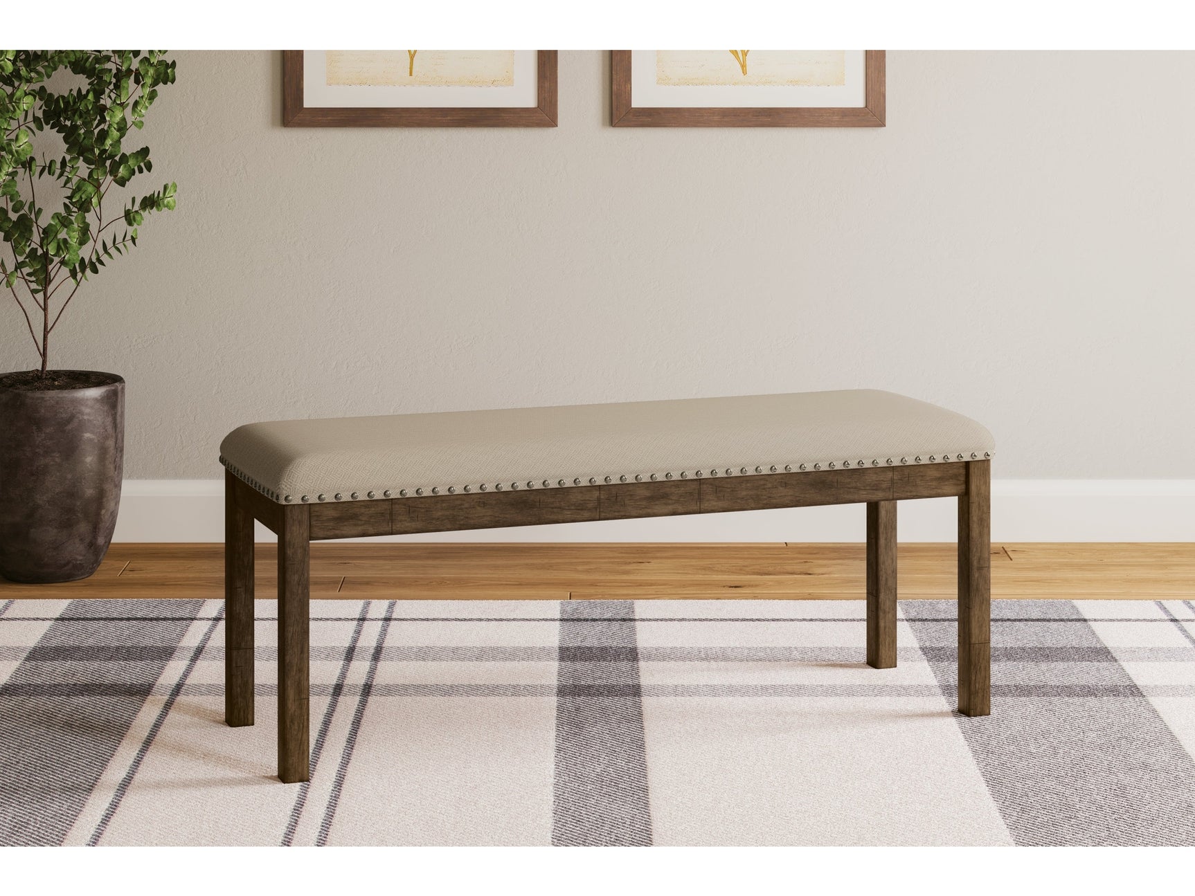 Moriville Beige Dining Bench - Ornate Home