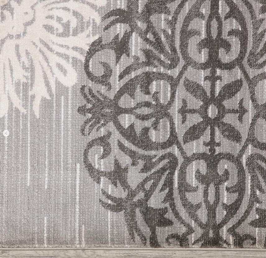 Murcia Gray Area Medium Rug 5'3" x 7'2" - Ornate Home