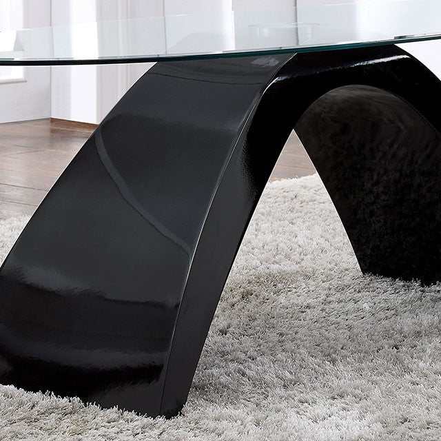Nahara Black Coffee Table - Ornate Home