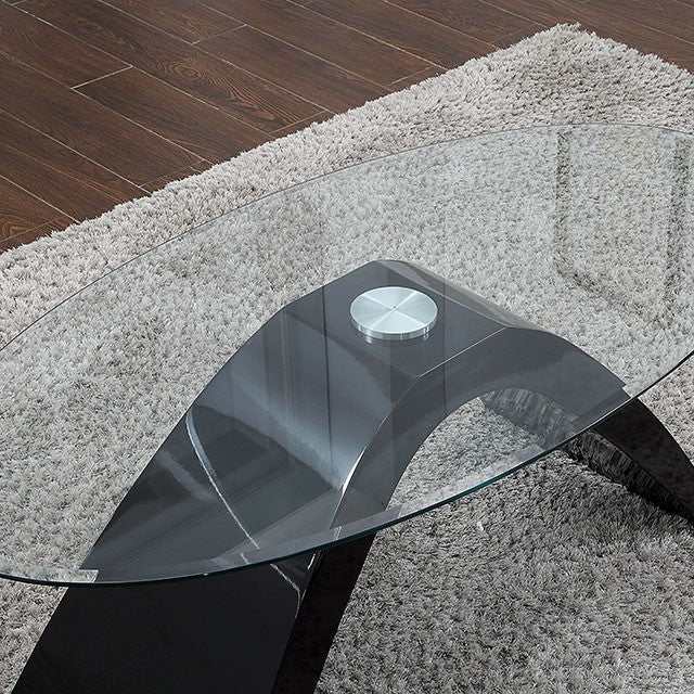 Nahara Black Coffee Table - Ornate Home