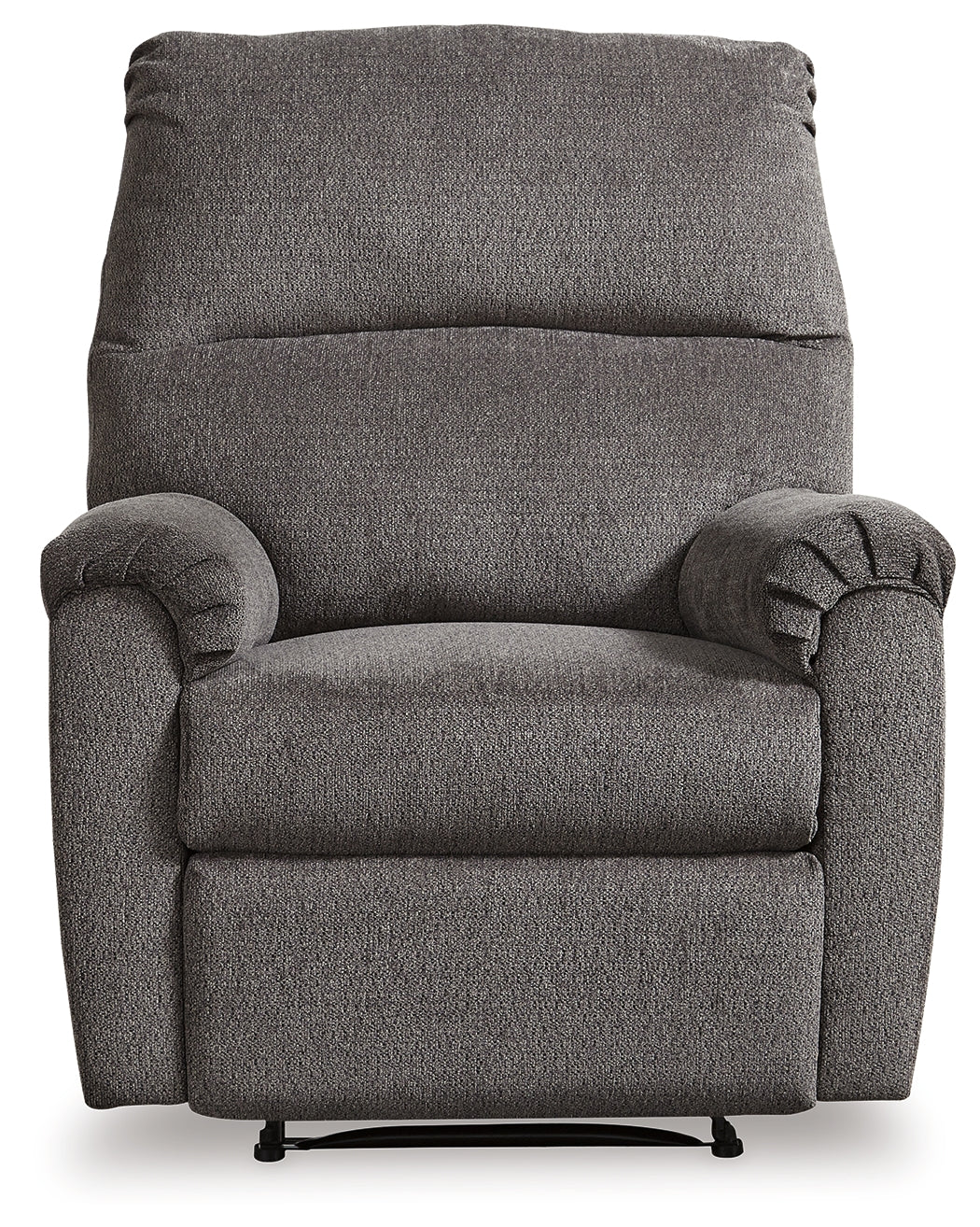 Nerviano Gray Manual Recliner - Ornate Home