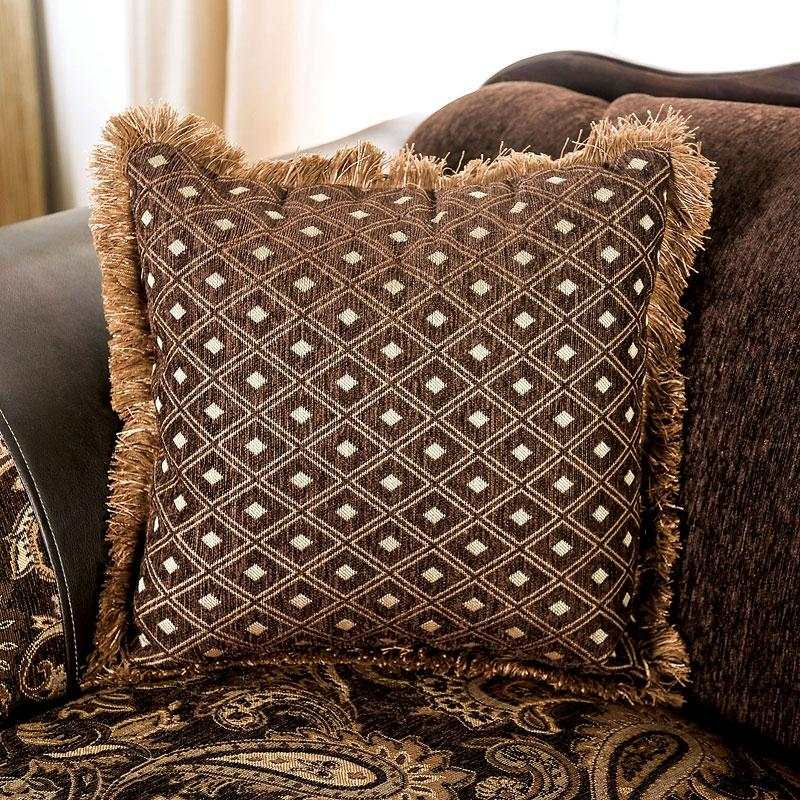 Newdale Brown & Gold Sofa - Ornate Home