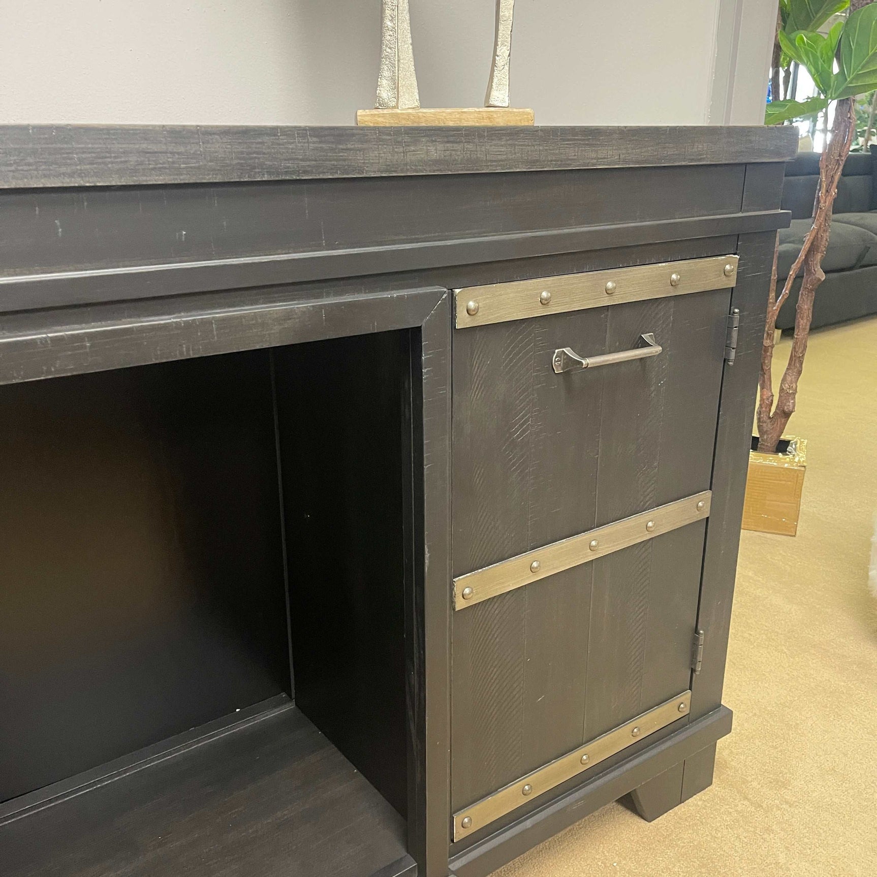 Noorbrook 72" TV Stand w/Fireplace Option - Ornate Home