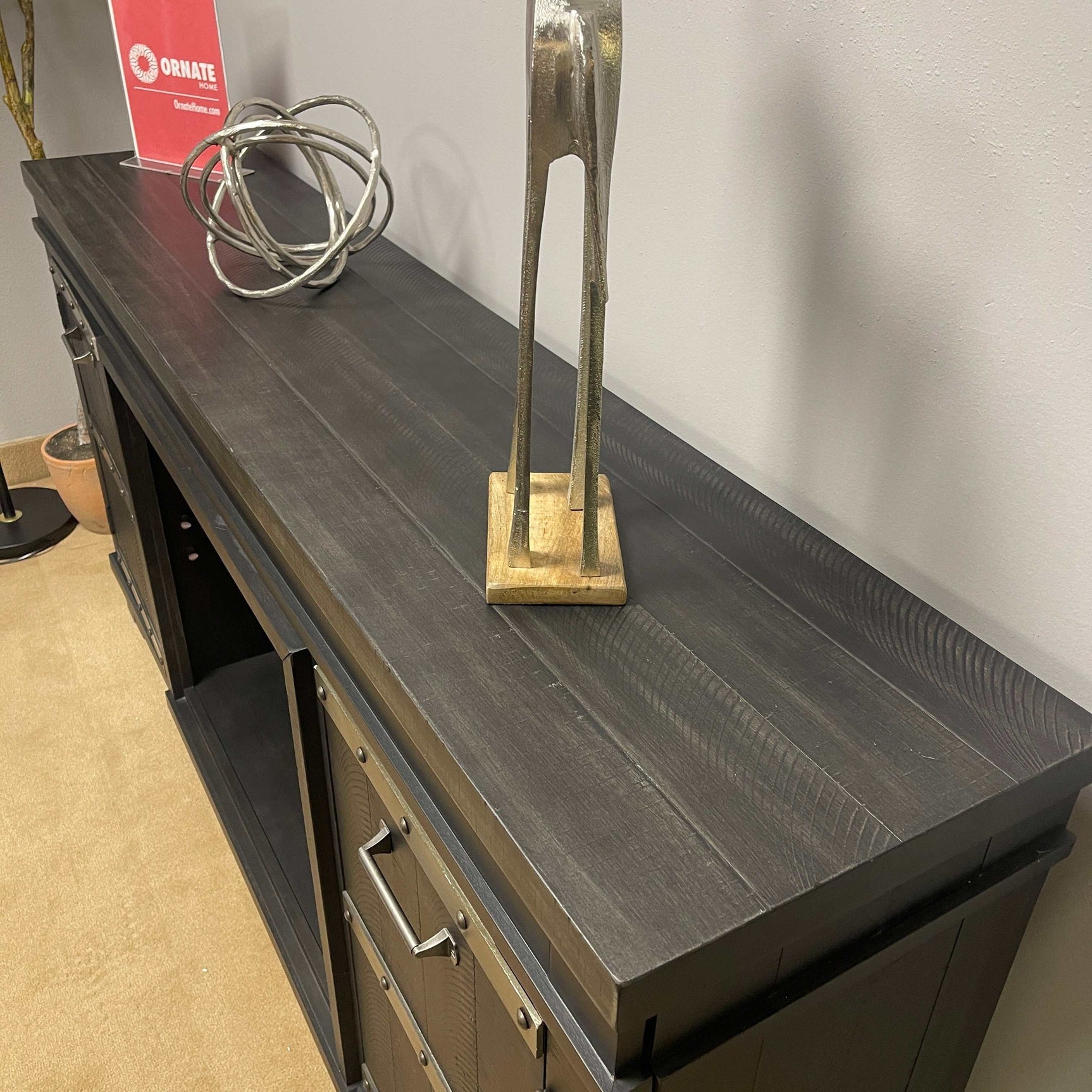 Noorbrook 72" TV Stand w/Fireplace Option - Ornate Home